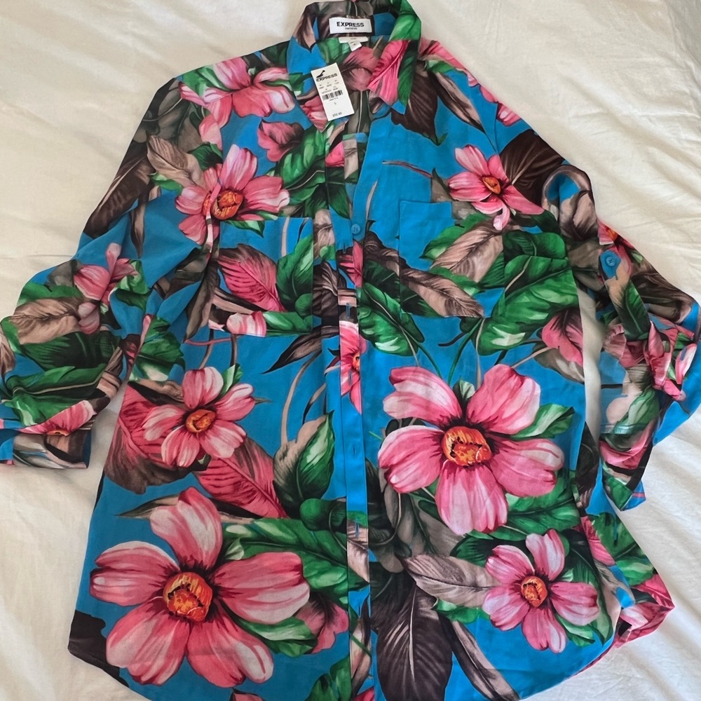 Express Portofino Top Slim L NWT